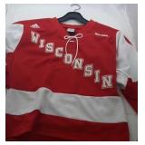 Wisconsin Badgers Youth M 10/12 WCHA jersey