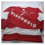 Wisconsin Badgers Youth M 10/12 WCHA jersey
