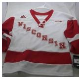 Wisconsin Badgers Youth M 10/12 WCHA jersey