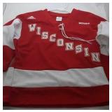 Wisconsin Badgers Youth M 10/12 WCHA jersey