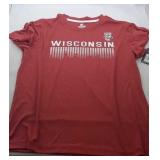5 Wisconsin Badgers Youth L 16/18 shirts - four
