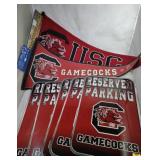 USC Gamecocks merchandise - four 10.5x16.5 inch