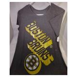 2 Boston Bruins Ladies Medium shirts - one t-shirt