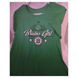 3 Boston Bruins Ladies Medium shirts - one #33