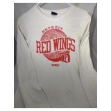3 Detroit Red Wings Ladies Medium shirts - two