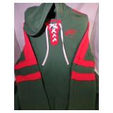 Minnesota Wild Ladies large lacer hooded