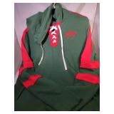 Minnesota Wild Ladies large lacer hooded