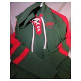 Minnesota Wild Ladies large lacer hooded