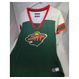 Minnesota Wild Ladies XL V-neck t-shirt
