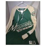 3 Minnesota Wild Ladies XL shirts - two V-neck