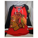3 Chicago Blackhawks Ladies Small shirts - one