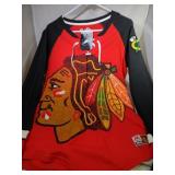 3 Chicago Blackhawks Ladies Large shirts - two