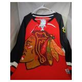 3 Chicago Blackhawks Ladies XL shirts - two lacer
