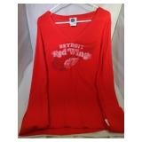 3 Detroit Red Wings Ladies Medium shirts - one