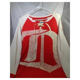 2 Detroit Red Wings Ladies Large shirts - one