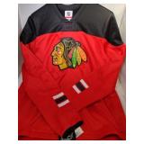 2 Chicago Blackhawks Youth XL shirts - one long