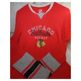 2 Chicago Blackhawks Youth XL shirts - one long