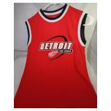 2 Detroit Red Wings Youth Medium shirts - one