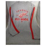 3 Detroit Red Wings Youth XL shirts - two long