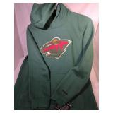 3 Minnesota Wild Youth Medium shirts - one hooded