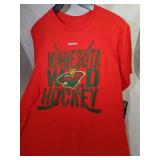 3 Minnesota Wild Youth Large shirts - one t-shirt,
