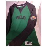 3 Minnesota Wild Youth XL shirts - two long sleeve