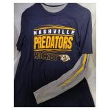 2 Nashville Predators Youth Large long sleeve