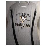 2 Pittsburgh Penguins Youth XL shirts - one long