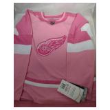 Detroit Red Wings Girls Large  Pink jersey