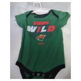 5 Minnesota Wild Kids onesies - one 0/3 month,