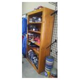 Solid oak shelving unit / bookcase (Buyer must