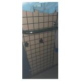 4 rustic piping clothing rods and one black wire