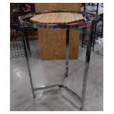 Circular Apparel tree with octagon wood center