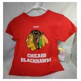 3 Chicago Blackhawks Kids Small shirts - long