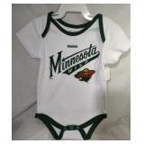 2 Minnesota Wild Kids onesies - 3/6 and 6/9 month