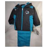 2 San Jose Sharks Kids 2 pc windbreaker outfits