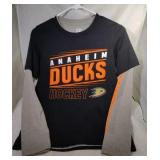 2 Anaheim Ducks Youth Medium 10/12 long sleeve