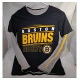 4 Boston Bruins Youth Small shirts - two long