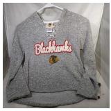 2 Chicago Blackhawks Girls Small 7/8 lacer hooded