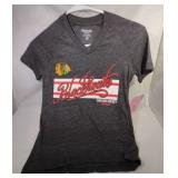 2 Chicago Blackhawks Girls small 7/8 shirts - one