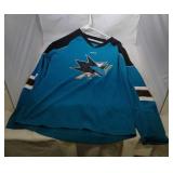 3 San Jose Sharks Youth Large shirts - one hooded