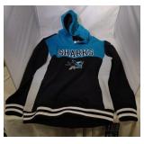3 San Jose Sharks Youth Large shirts - one hooded