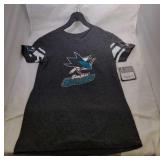 3 San Jose Sharks Youth Large V-neck t-shirts