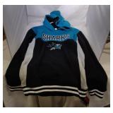3 San Jose Sharks Youth XL shirts - one hooded
