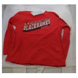 4 Chicago Blackhawks Youth Medium 5/6 shirts - two
