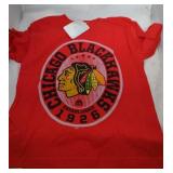 4 Chicago Blackhawks Youth Medium shirts - three