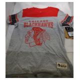 4 Chicago Blackhawks Youth medium shirts - three