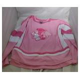 Chicago Blackhawks Youth Medium pink jersey