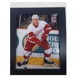 autographed Brett Hull framed 10x12 photo with