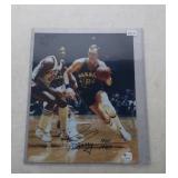 autographed 8x10 Rick Barry photo with GAI COA
